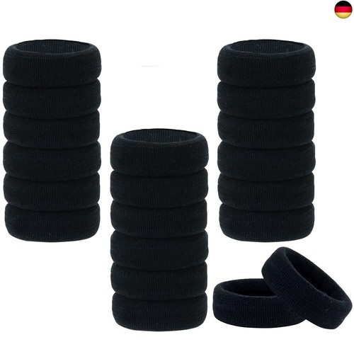 20 Stück breite dicke Frottee weiche dehnbare Haargummis Haargummis Haarbänder P - Bild 1 von 7