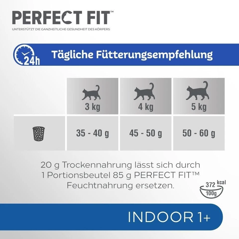 PERFECT FIT Indoor Adult Trockenfutter für erwachsene Katzen ab 1 Jahr 7kg - Bild 4 von 4