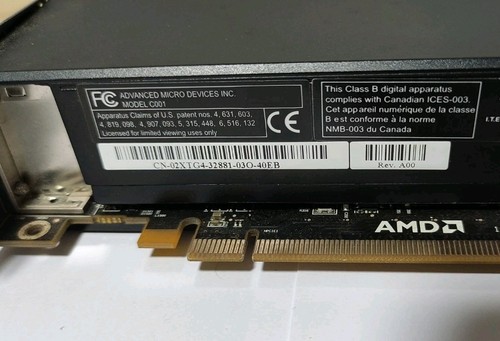 Dell ATI Radeon HD 5870, 1GB, 02XTG4, PCI Express Graphics Card. (102C0010320) - Picture 6 of 6