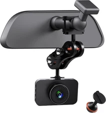 Dash Cam Mount,Aluminum Dash Camera Rear View Mirror Mount Kit,Compatible with R
