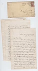 CIVIL WAR LETTER - 39th PA Infantry - Jeff Davis Negro, FREDICERKSBURG CONTENT !