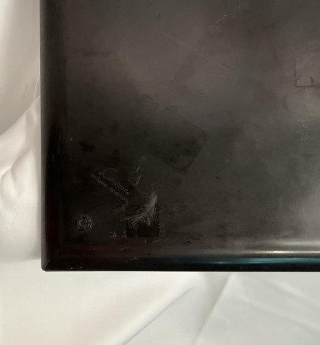 Vintage 1960’s Couroc Teddy Bear 18” x 12.5” Serving Tray Hand Inlaid CHIPPED - Picture 3 of 11