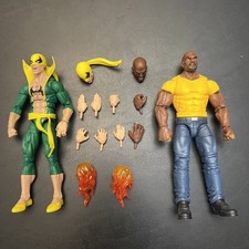 Hasbro Marvel Legends 6” Iron Fist & Luke Cage 85th Anniversary Comic Complete
