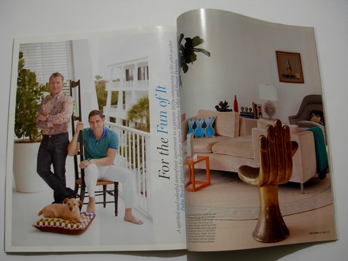 Metropolitan Home Magazine November 2008 Jonathan Adler and Simon Doonan at Home - Picture 2 of 4