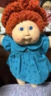 Cabbagepatch Kid From P Factory 1986 Red Popcorn Hair Blue Eyes Some TLC Vintage