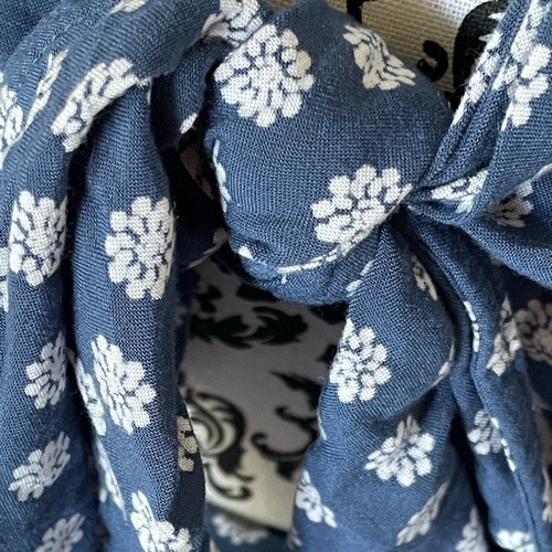 Mini Abito Ripcurl Blu Floreale Cravatta Ritaglio Frontale Con Bottoni Gonna Frontale Tg L - Foto 9 di 12