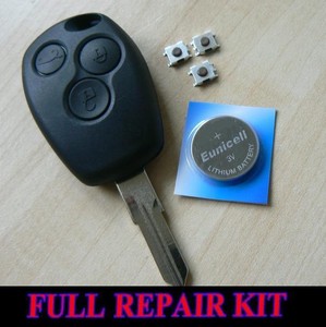 Adecuado para Renault tráfico transpondedor Master Remoto Clave Fob caso Kit De Reparación
