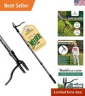 Lifetime-Durable 4-Claw Weeder with Steel Long Handle - Chemical-Free Gardening