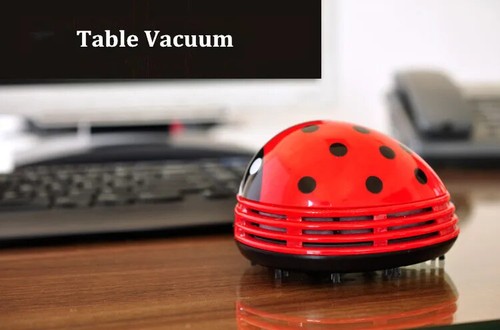 Mini Vacuum Table Vacuum Cleaner Ladybug Dust Cleaner Desktop Dust Collector New - Picture 4 of 24