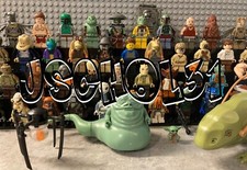Lote de minifiguras LEGO Star Wars - Jabba el Hutt, Cantina, Ewok, ROTJ, TPM - Tú eliges