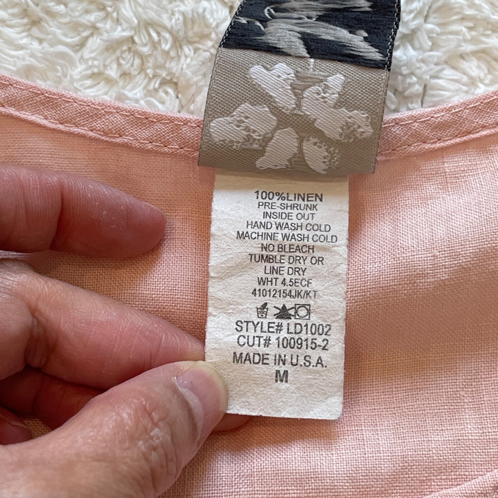 Match Point Linen Midi Dress Women's Size M Short Sleeve Beach Pockets Boho USA