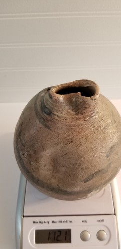 Vintage 1991 RAKU Pottery Vase 7.5" H Hand Signed Vessel - Picture 17 of 20