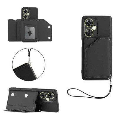 For OnePlus Nord CE3 Nord 2 Lite 9 Pro Leather Card Pocket Drop-Proof Phone Case