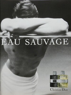 PRESSEWERBUNG 1987 CHRISTIAN DIOR EAU SAUVAGE EXTREME EAU DE TOILETTE
