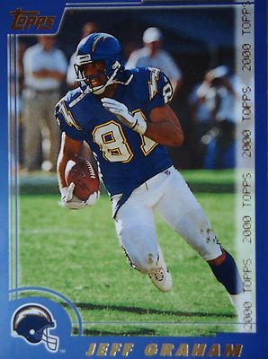 NFL 125 Jeff Graham San Diego Chargers Topps 2000