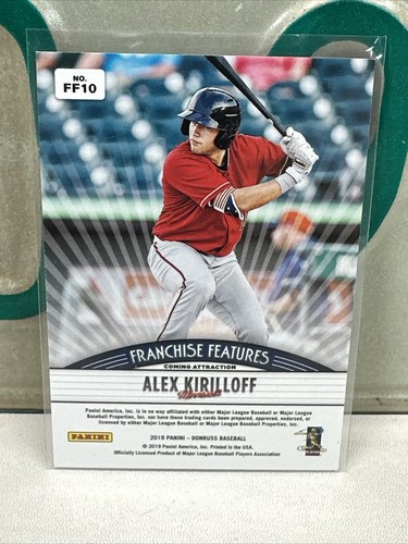 2019 Panini Donruss Franchise Features Bronze Aaron Judge & Alex Kirilloff /349 - Picture 3 of 3