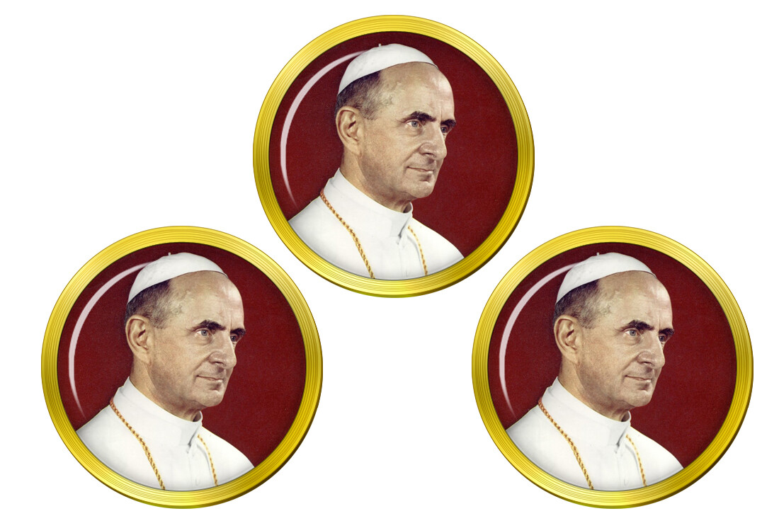 Pope Paul VI Golf Ball Markers