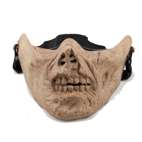 Tactical Skull Ghost Face Mask Skeleton Paintball Airsoft CS Game Halloween Mask - Picture 22 of 31
