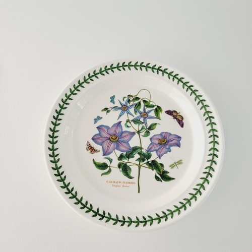 Portmeirion Botanic Garden Virgins Bower Dinner Plate Butterfly & Flower England - Picture 2 of 13