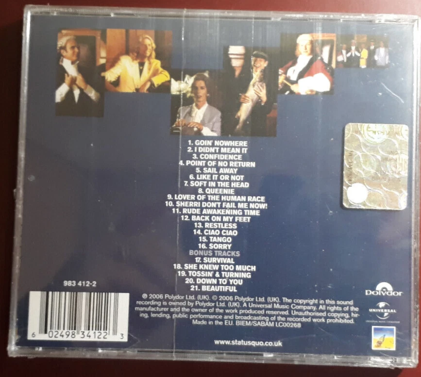 STATUS QUO- THIRSTY WORK + BONUS* CD BRAND NEW SEALED NUOVO SIGILLATO RARE - Immagine 2 di 2