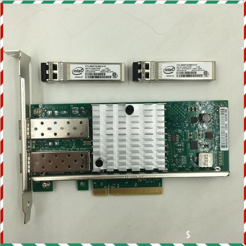 X520-DA2 Intel 82599ES Dual Port E10G42BTDA+2PC Intel FTLX8571D3BCV E10GSFPSR