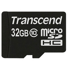 Micro SDHC Card 32GB Transcend OEM TS32GUSDC10 with Adapter