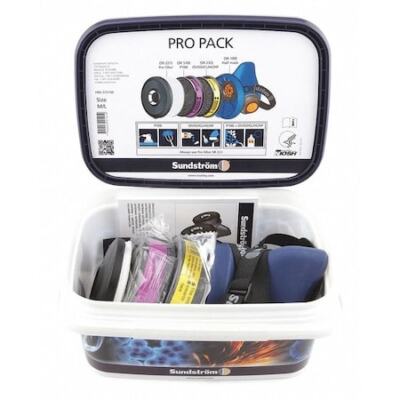 Sundstrom Safety Pro Pack S/M Sundstrom  Sr 100 Half Mask Respirator Kit, S/M