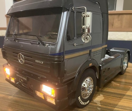Tamiya 1/14 RC Mercedes Benz Trailer Truck Speed Prop Custom from japan F/S - Picture 6 of 11