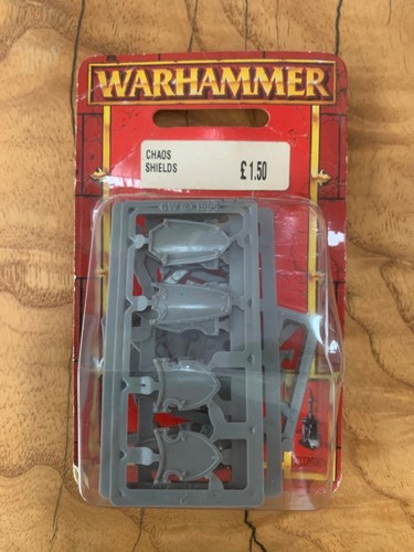 Warhammer Fantasy Chaos Shields Blister Sealed NOS OOP