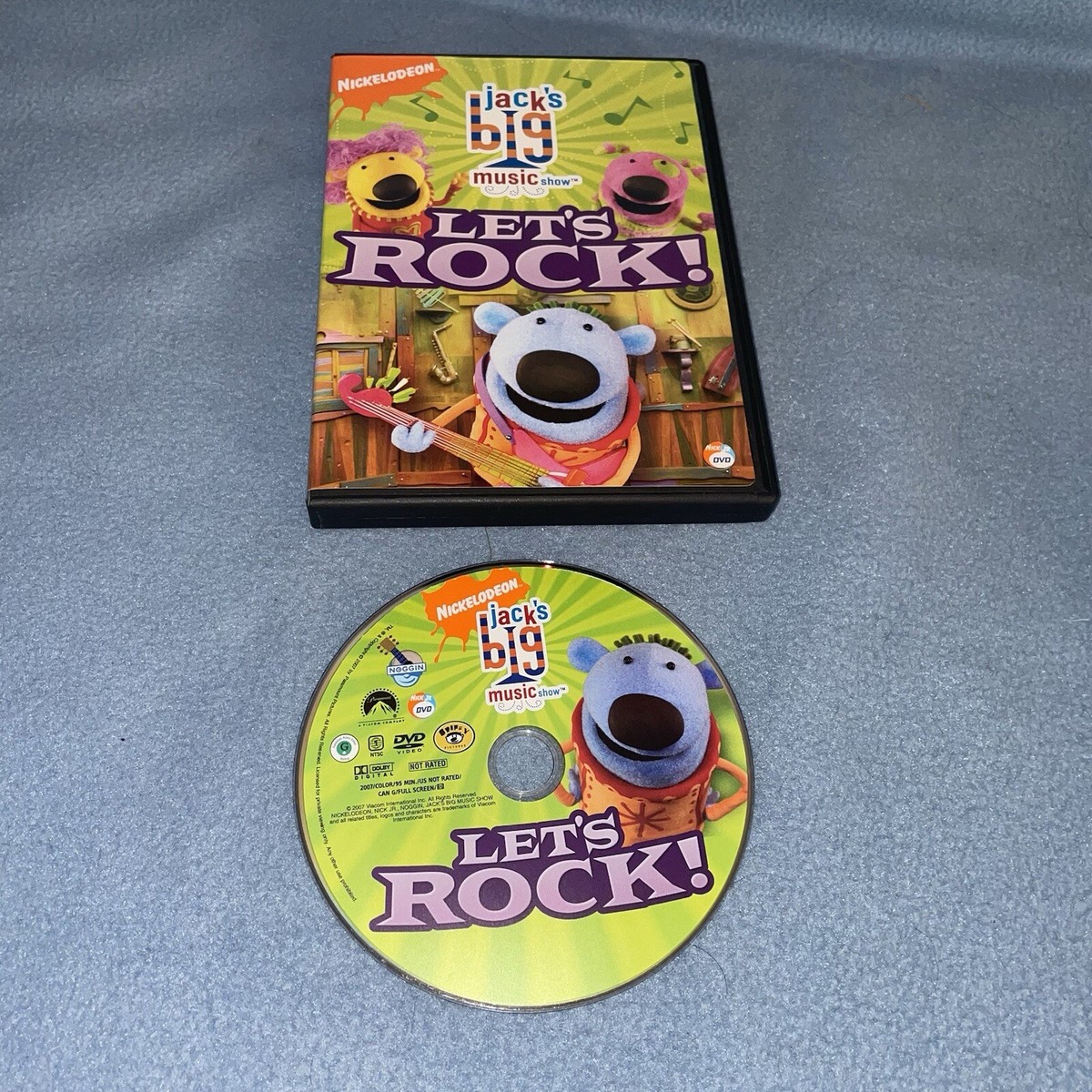 Jack's Big Music Show: Let's Rock! DVD Nickelodeon Nick Jr