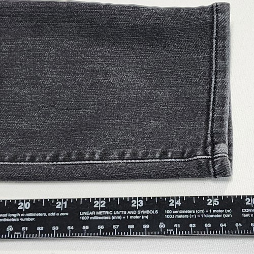 Jeans Abercrombie & Fitch taglia 8 grigio scuro super skinny alla caviglia elasticizzato antracite - Foto 7 di 11