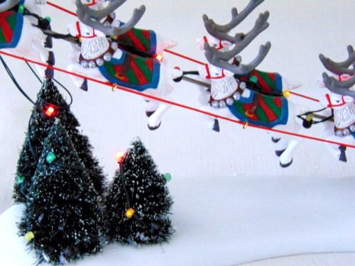Dept 56 SANTA'S SLEIGH Heritage Village Collection #56.58630 Tested - Picture 5 of 14