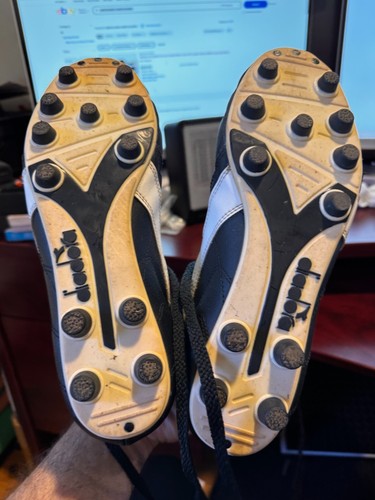 Diadora Scudetto FG US 8.5 vintage soccer cleats football AMERI - Picture 6 of 7