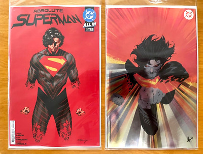 Absolute Superman 1 2024 DC CVR A & Matteo Scalera FOIL 2nd Print NM