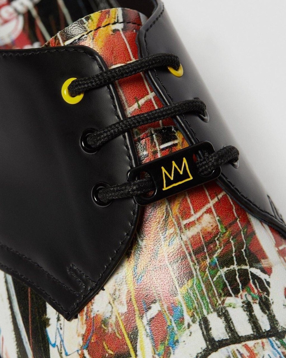 NEW DR. MARTENS X JEAN MICHEL BASQUIAT “DUSTHEADS” OXFORD SHOES