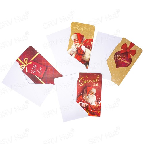 15.5cm Christmas Money Wallets with Envelopes Cash Wallets Kids Money Organizers - Picture 42 of 43