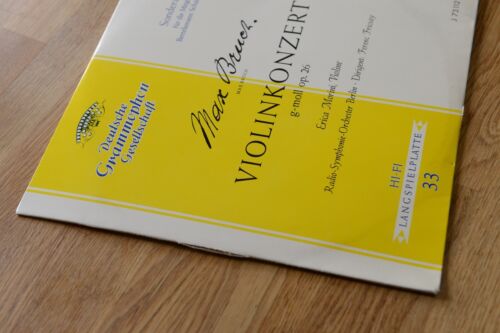 Bruch ERICA MORINI Violinenkonzert Fricsay DGG 10'' J 73112 TULIPS Club Ed. - Bild 2 von 6