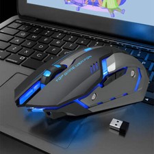     Wireless Rechargeable Silent Gaming Mouse with Ergonomic Design
