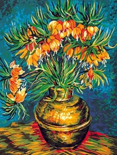 Seg De Paris Needlepoint canvas for halfstitch without yarn Canvas The Fritil...