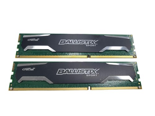 LOT OF 2 BALLISTIX SPORT 8GB 1600MHz 1.5V BLS2G3D1609DS1S00.8FER2 w/XMP US - Picture 7 of 8