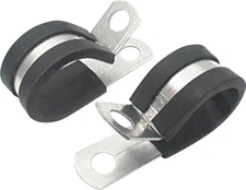 Allstar Performance 18303 Aluminum Line Clamps 10 Pack 1/2"