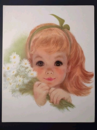 Impresiones publicitarias vintage Northern Paper Mills 11"x 14" juego de 5 niñas pequeñas - Imagen 10 de 13