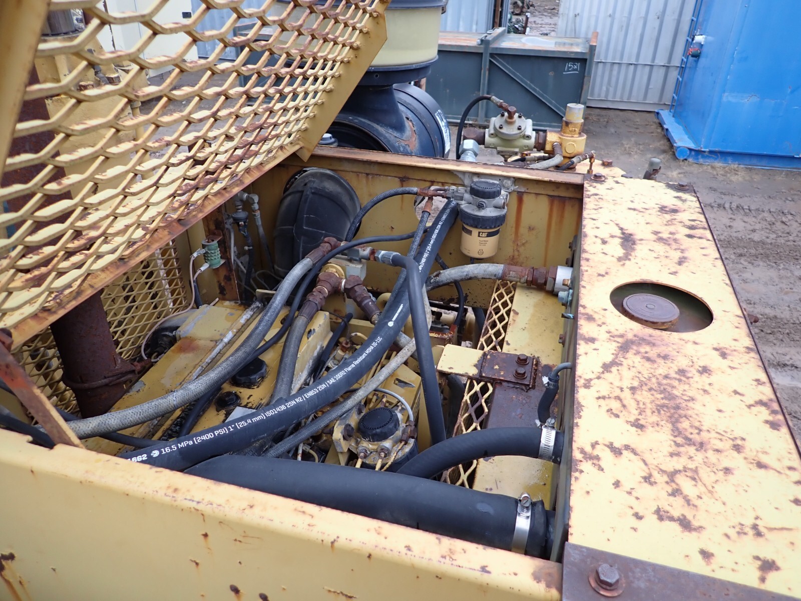 1985 Caterpillar 215B Excavator JOHN HENRY DRILL! Blast Hole Rock 215