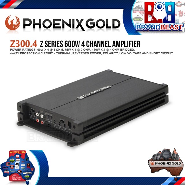 Phoenix Gold Z300.4 4 Channel Class A/b 