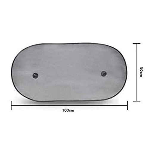 IWH Heckscheiben Sonnenschutz KFZ Sonnenblende 100x50 cm mit Saugnapf - Bild 2 von 2