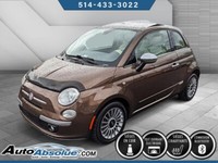 2012 Fiat 500 Lounge + Cuir + Toit