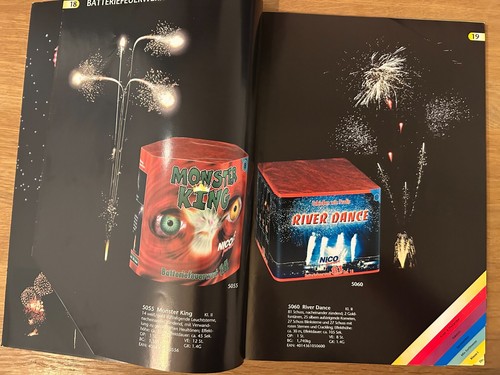 Alter NICO NLE Feuerwerk Katalog 2003 115 Seiten Pyro Silvester Rarität - Bild 2 von 4