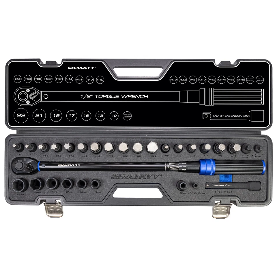 Llaves dinamométricas de 1/2 pulgadas 50-350 Nm Barra de Extensión para Coche - Imagen 4 de 4