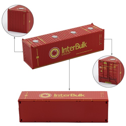 HO Scale 1:87 30ft Shipping Container 30' Cargo Box Model Railway C8736 - Picture 5 of 10