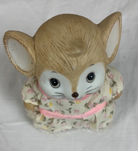 Topo bambina vintage Homco snodato in abito braccia e gambe mobili 5" da collezione - Foto 10 di 12